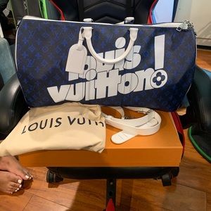 Louis Vuitton Keepall 55 duffel. VIRGIL